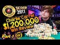 CHARLIE CARREL Reviews $1.2 MILLION WIN in SCOOP Main Event - All Hole Cards Exposed [Part 1]