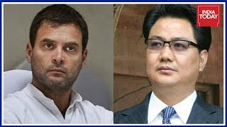 Kiren Rijiju Hits Out At Rahul Gandhi