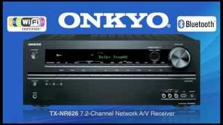 ONKYO TX-NR626 Built-In Wireless \u0026 Bluetooth Audio Streaming