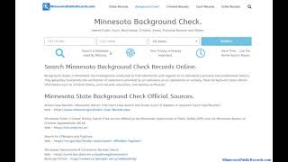 Minnesota Public Records Online Search Guide.