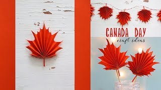 Canada Day Craft Ideas | DIY Maple Leaf