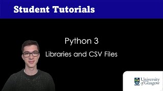 Python 3 - Libraries and CSV Files (7/16)