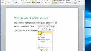 What is extents in SQL Server?