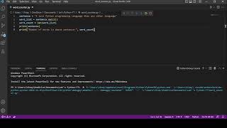 How to create a Simple Word Counter using Python