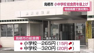 来年度から給食費値上げ 食材費約7.3％の高騰受け 【佐賀県鳥栖市】 (22/12/27 12:00)