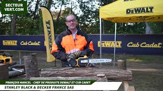 STANLEY BLACK \u0026 DECKER FRANCE : FRANCOIS MANCEL, ELAGUEUSE PRO DCMCST635 DEWALT A SALONVERT 2024