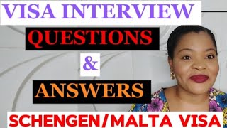 SCHENGEN VISA INTERVIEW QUESTIONS AND ANSWERS/MALTA STUDY VISA (2)