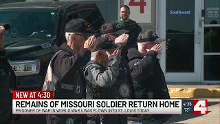 Missouri veteran identified through DNA returns home for burial decades after death