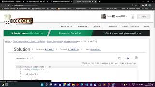CodeChef Starters 32 Division 4 (Rated) Binary String Cost Problem Code: BSCOST