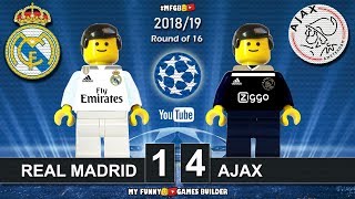 Real Madrid vs Ajax 1-4 • Champions League 2019 (05/03/2019) • All Goals Highlights Lego Football