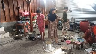 PERSIAPAN MASAK GEDEN MENUNE PIRANG-PIRANG MACEM