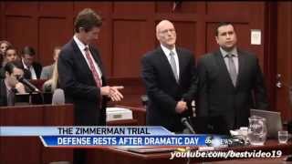 George Zimmerman Won't Testify at Trial - ( 12.07.2013 !! )