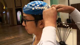 How to wear a turban/ターバンの巻き方