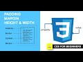 CSS Tutorial for beginners | Unit Margin Padding