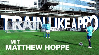 TRAIN LIKE A PRO with Matthew Hoppe | FC Schalke 04