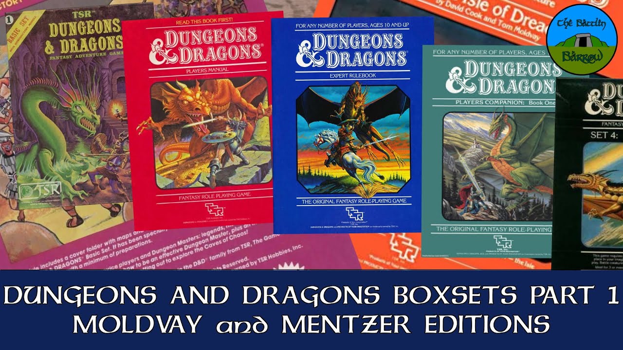 Dungeons & Dragons Starter Boxsets Part One: Moldvay/Mentzer BECMI ...