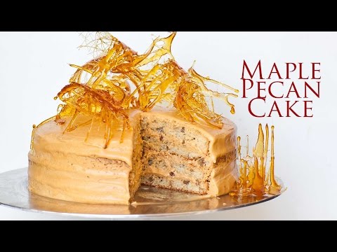 Maple Pecan Cake with Salted Caramel Frosting Maple Pecan Cake with Salted Caramel Frosting