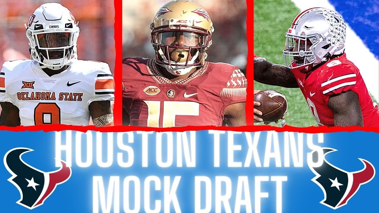 2021 NFL MOCK DRAFT - Houston Texans Roster Breakdown And 7 Round Mock ...