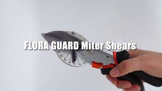 FLORA GUARD Miter Shears - Multifunctional Trunking Shears for Angular Cutting of Moulding and Trim