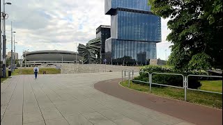 Walking in Downtown Katowice, Poland