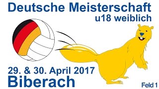 Deutsche Meisterschaft U18w 2017 in Biberach Samstag Feld 1