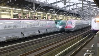 東北・山形・秋田新幹線  宇都宮駅発着と通過 06.May.2015 18:14-31