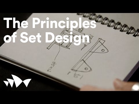 What are the steps of the scene design process?