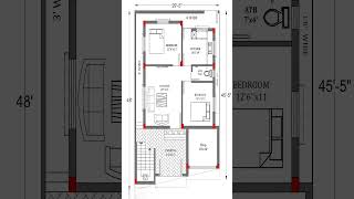 30' x 45' house plan | 30x45 west facing house plan | 1250 sqft house plan #shorts #homedesign #home