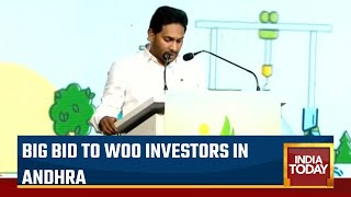 Andhra Pradesh CM YS Jagan Reddy Addresses Global Investors Summit In Visakhapatnam