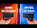 The END of 'BIG OFFICE PC' Era!? | 16-thread Intel vs AMD mini PCs