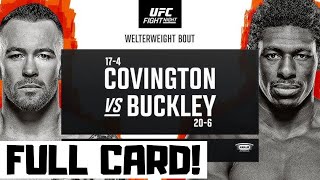 UFC Fight Night Covington vs Buckley Predictions \u0026 Full Card Breakdown - UFC Tampa Betting