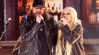 Avril Lavigne, Nate Smith - Bulletproof FIRST time LIVE | ACM awards