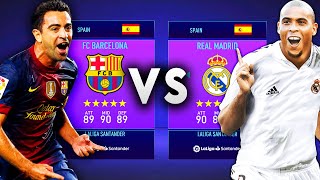 Barcelona ICONS VS Real Madrid ICONS - FIFA 21 Career Mode Experiment