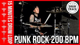 Drum Beat 200 bpm - Groove Drum Track 200 BPM Punk Rock | Batería 200 BPM Punk Rock