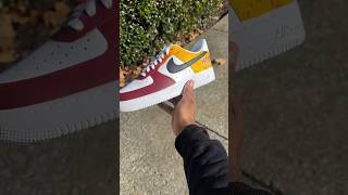 Hail to the redskins Custom Air force 1 and Air max sneakers🔥😍#sneakers #fyp#shortsviral #football