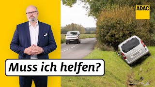 Nicht geholfen = ins Gefängnis? Das droht bei unterlassener Hilfeleistung | ADAC | Recht? Logisch!