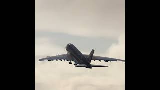 The Trump Airbus A380 Amazing Takeoff from shortest runway