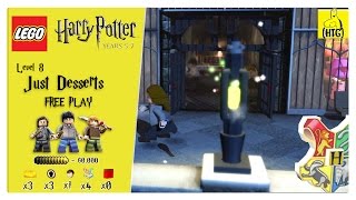 Lego Harry Potter Years 5-7: Lvl 8 / Just Desserts FREE PLAY (All Collectibles) - HTG