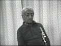 Can the time element not exist  Krishnamurti
