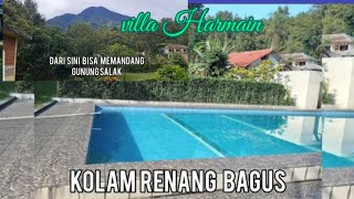 Villa murah, Ciapus Bogor. kolam renang sendiri, view bagus. Villa Harmain.