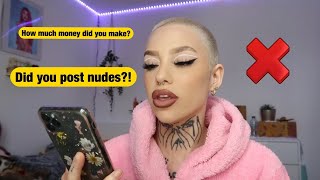 ONLY FANS - my experience/pro's&con's