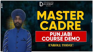 MASTER CADRE Punjabi Course Demo Class | Enroll Today at DD Academy Bhikhi!