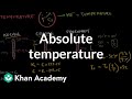 Absolute temperature and the kelvin scale | Physical Processes | MCAT | Khan Academy