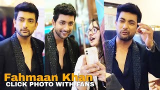 Fahmaan Khan Sweet Gesture With Fans \u0026 Click Photo With Them At Indian Telly Awards 2023