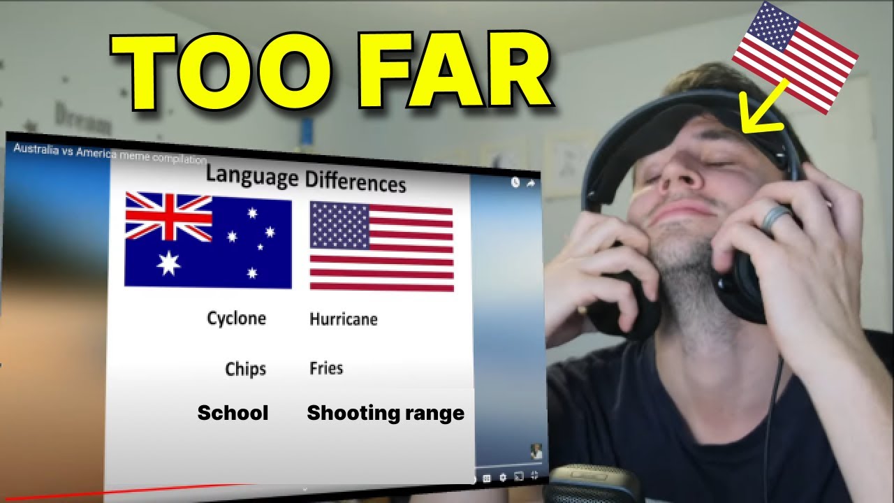 American Reacts To Australia Vs America Memes - YouTube