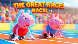 Peppa vs. George – The Illegal Olympic Race You Weren’t Supposed To See 🏁 | Funny Peppa Animation