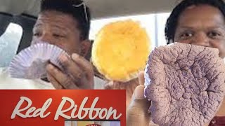 Americans try Filipino Patries - Pork Empanada and Ube Mamon