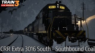 CRR Extra 3016 South - Southbound Coal - Clinchfield Railroad - SD40 - Train Sim World 3