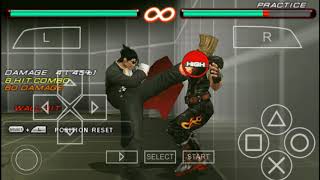 Tekken 6 PSP:The Best Combo To Perform With Jin Kazama #2.