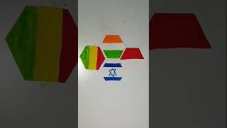 🇮🇳 ❤️ 🇸🇳 ❤️ 🇮🇩 ❤️ 🇮🇱 Flag Painting On 🛑 #shorts #shortsfeed #youtubesearch #art #flag